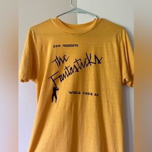 Vintage The Fantasticks yellow shirt
